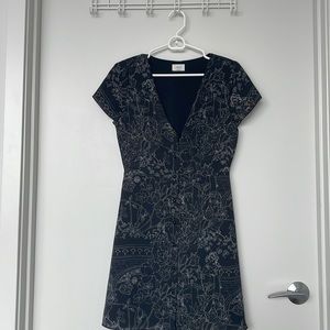 Aritzia black and white sundress